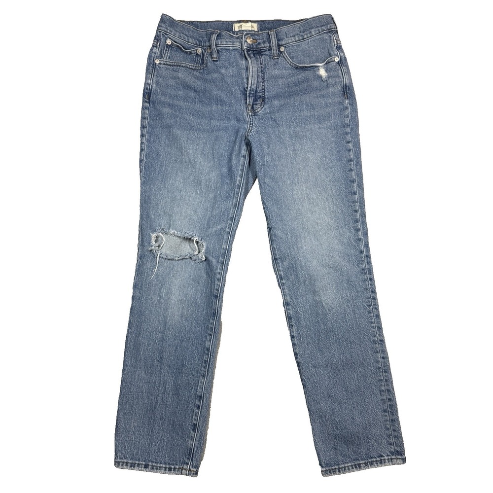 Madewell The‎ Perfect Vintage Jean Womens 29 Mid Rise Wash Distressed